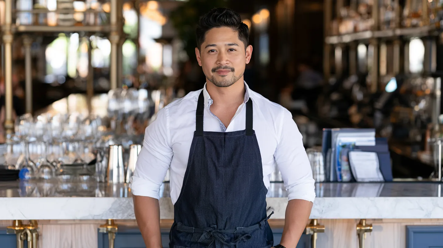 Bartender working behind a bar in Nevada, representing employment that may require a TAM Card.