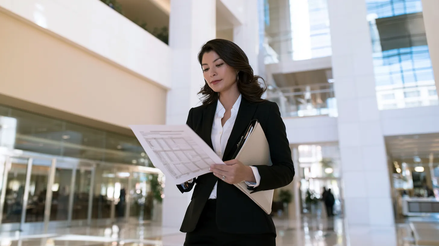 Las Vegas work card applicant reviewing documents related to employment eligibility and a criminal record.