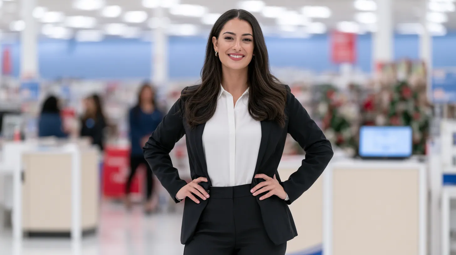 Professional job applicant preparing for holiday seasonal employment at a busy Las Vegas workplace