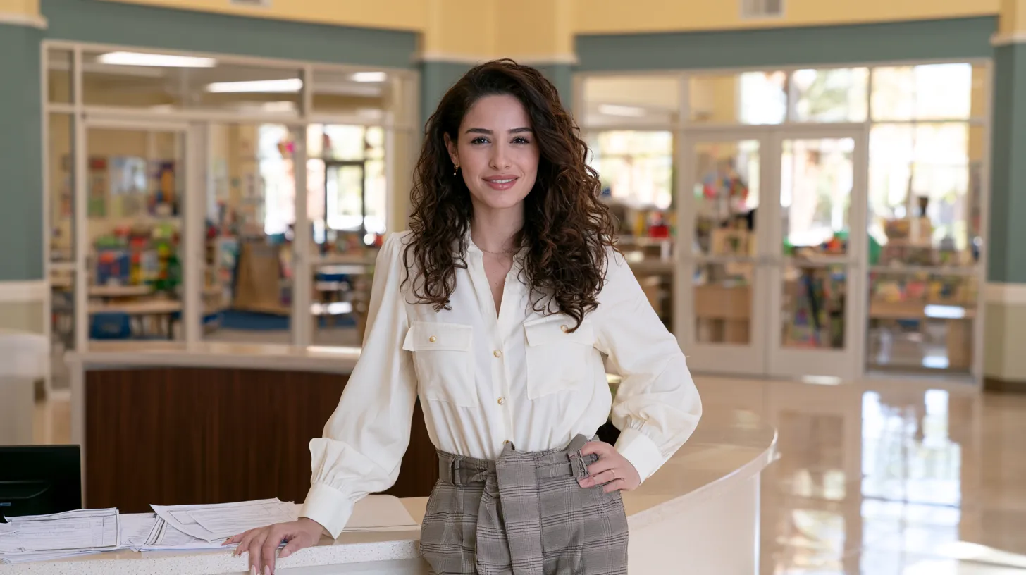 Childcare professional in a Nevada facility representing employment background checks and criminal record requirements.