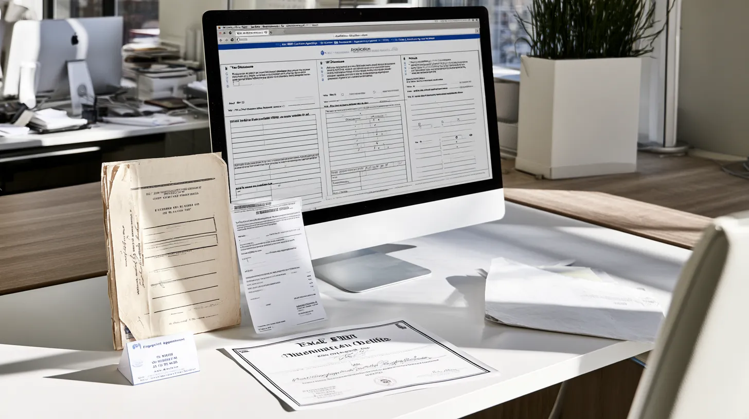Professional certification documents and application records related to becoming an EMT or paramedic in Nevada.