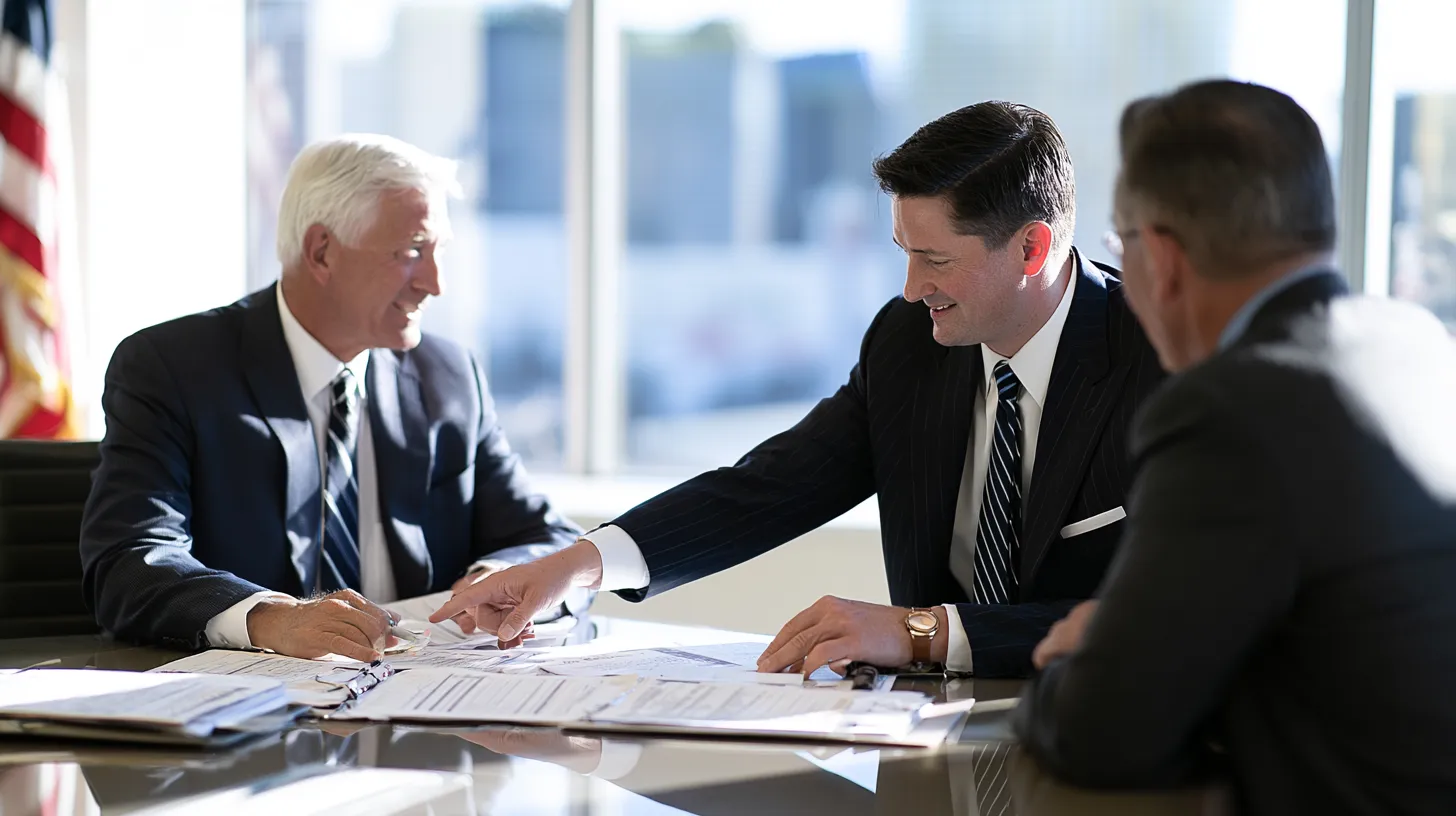 Military veteran meeting with a Nevada record sealing attorney to review eligibility for sealing an older criminal record.
