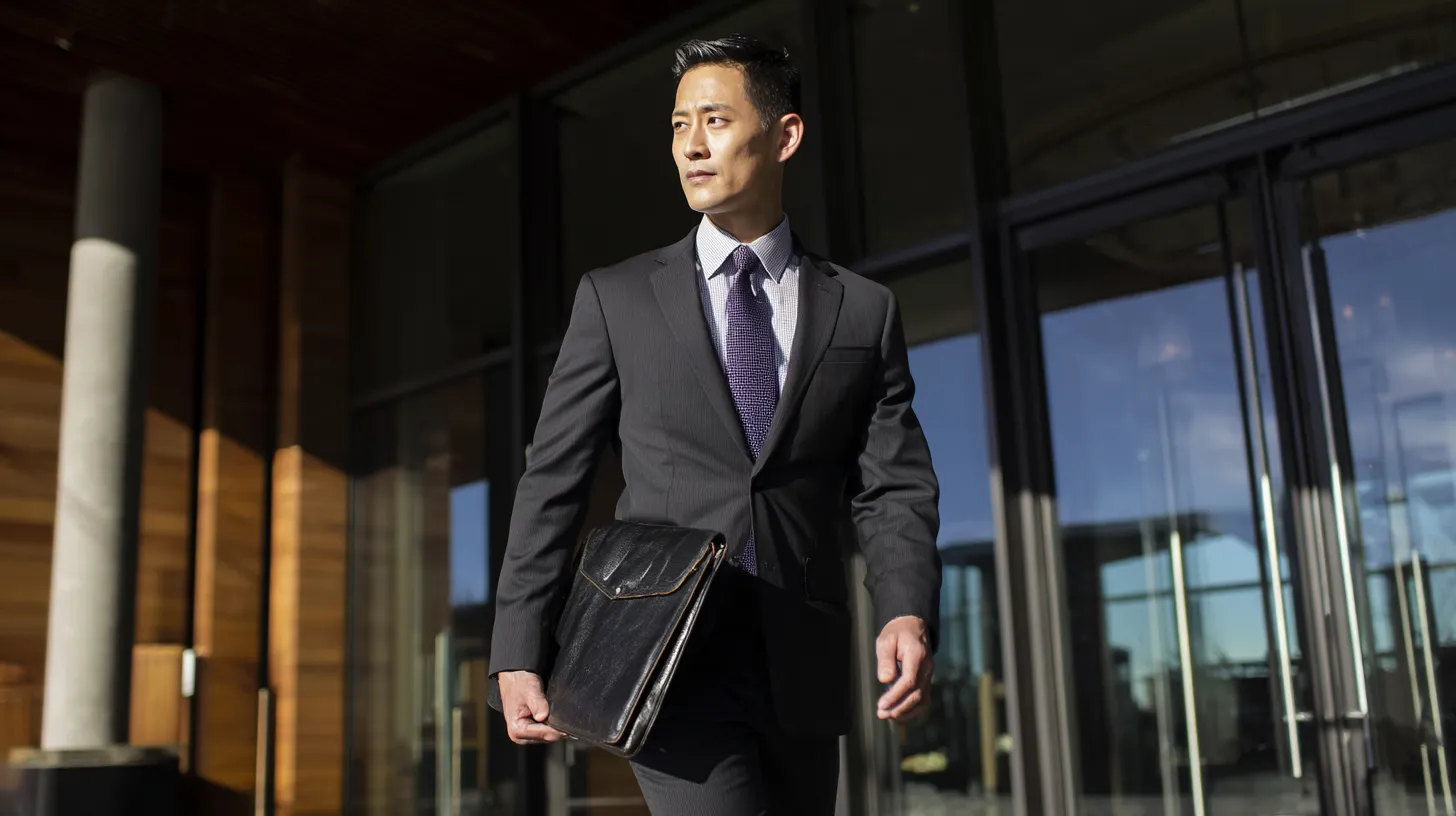 Professional man representing employment, housing, and licensing opportunities after record sealing in Nevada